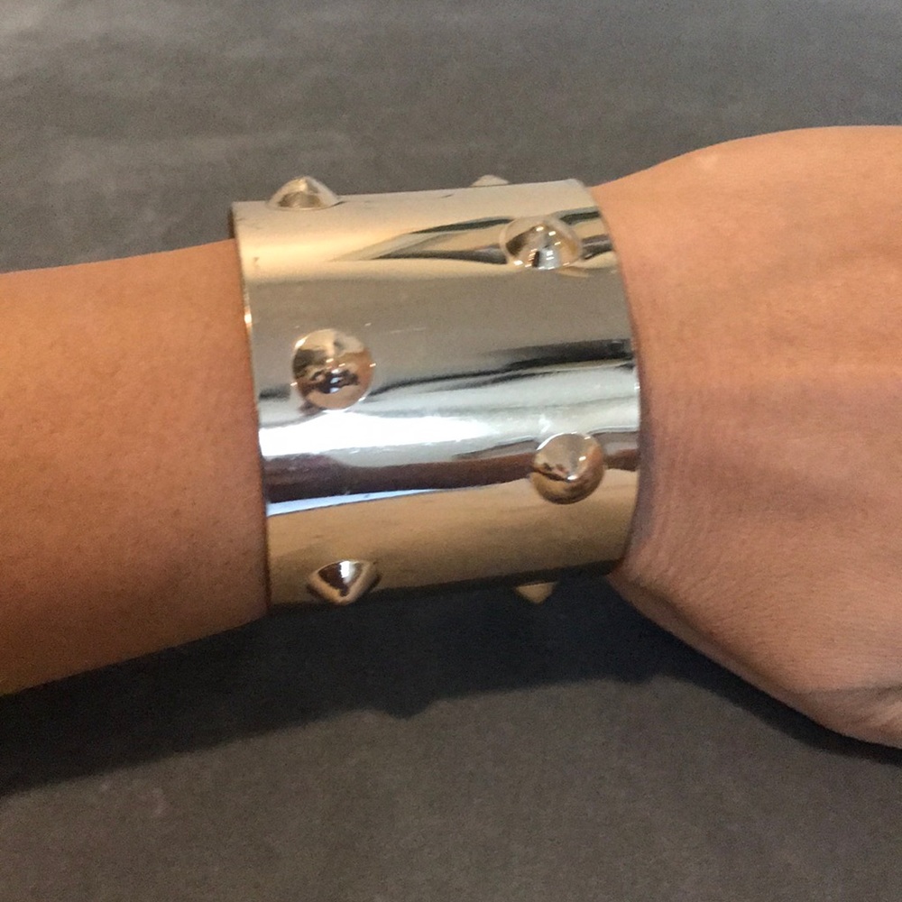 Gold cuff bracelet